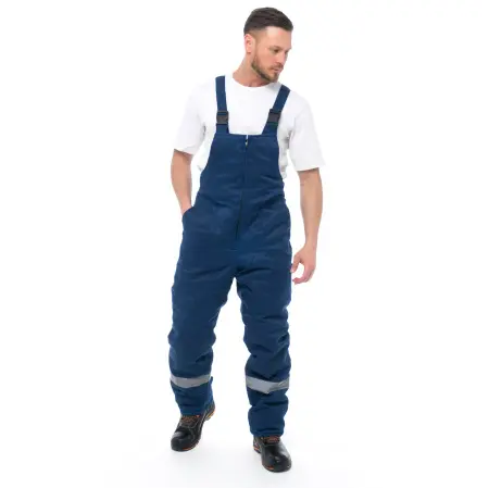 Костюм СТАНДАРТ ГРЕТА зимний с СОП с ПК (т.синий/васильковый)