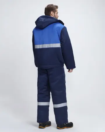 Костюм ТЕМП зимний с ПК (т.синий/васильковый)