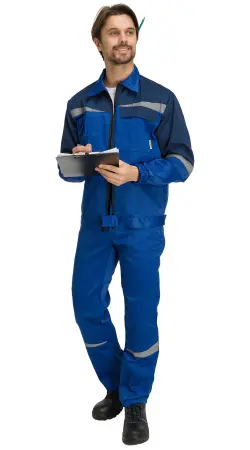 Костюм RONTA KS591 с ПК (т.синий/василек)