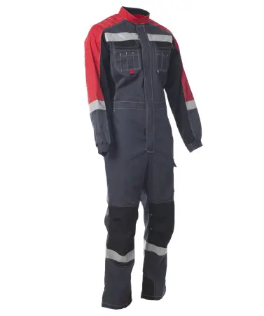 Комбинезон ФОРМУЛА с СОП (т.серый/красный/черный)