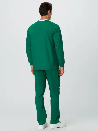 Костюм ХАССП-БАЗА с БР (т.зеленый) мужские медицинские Костюм ХАССП-БАЗА с БР (т.зеленый) мужские медицинские