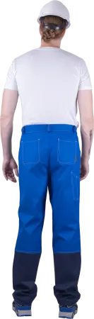 Костюм КМ-10 ЛЮКС летний с БР (василек/т.синий)