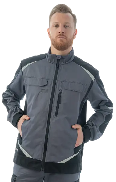Куртка Brodeks KS 202 C (графит серый/черный) Куртка Brodeks KS 202 C (графит серый/черный)