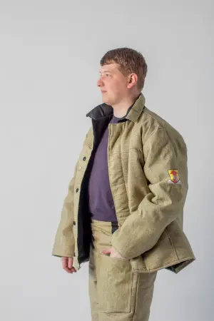 Костюм брезентовый пл. 550 гр зимний с накладками с БР