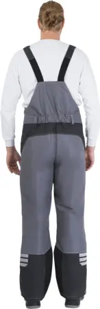Полукомбинезон ЭДВАНС зимний (серый/т.серый/черный)