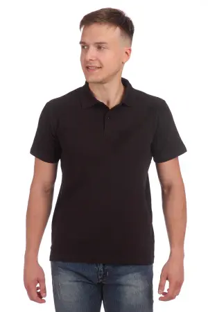 Рубашка ПОЛО унисекс (черный)