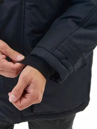 Куртка АЛЯСКА зимняя удлиненная (черный)