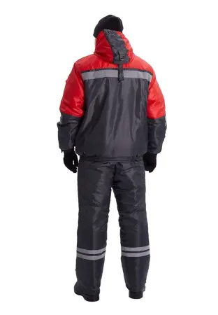 Костюм СТИМ зимний с ПК (т.серый/красный) Костюм СТИМ зимний с ПК (т.серый/красный)