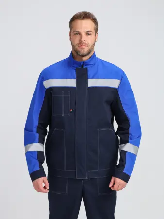 Костюм БРИГОТЕК-1 СОП с БР (т.синий/васильковый)