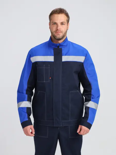 Костюм БРИГОТЕК-1 СОП с БР (т.синий/васильковый)