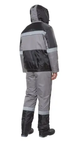 Костюм СТАТУС NEW с ПК (серый/черный)