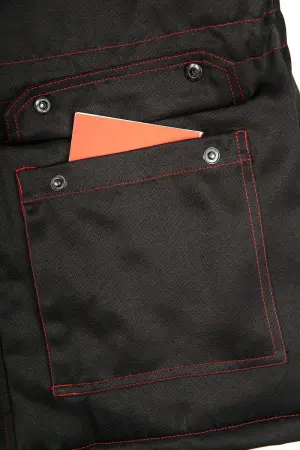 Костюм ТИТАН зимний с ПК (черный/красный)