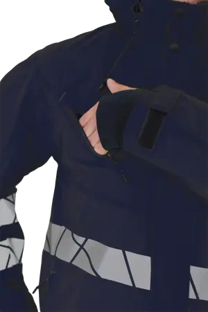 Куртка ACTIVE утепленная (синий/черный)