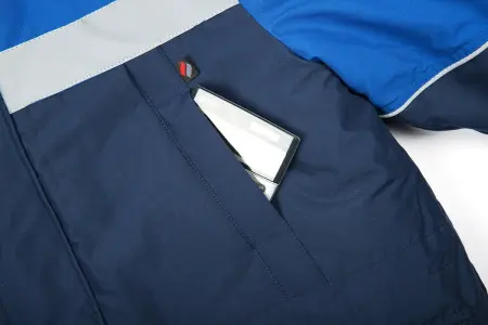 Костюм БАРРИК-2 СОП К. зимний с ПК (т.синий/васильковый)