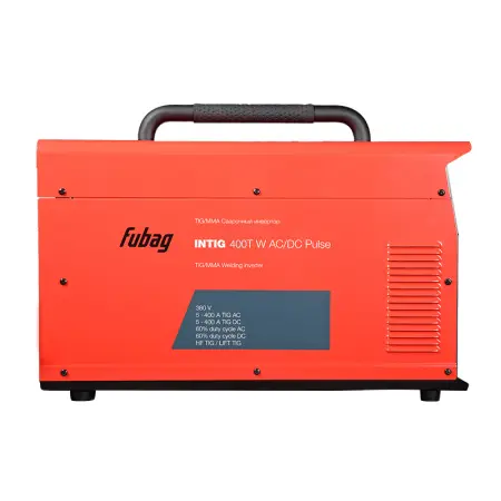 Инвертор FUBAG INTIG 400 T W AC/DC PULSE + горелка FB TIG 26 5P 4m
