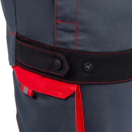 Куртка РЕЙН (т.серый/черный/красный)