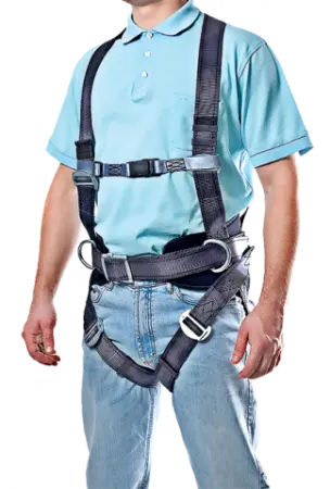 Привязь BG СПР-03, наплечные/набедренные лямки, высокий плотный кушак