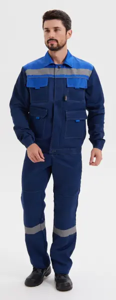 Костюм НОВА с СОП, с БР (т.синий/василёк)