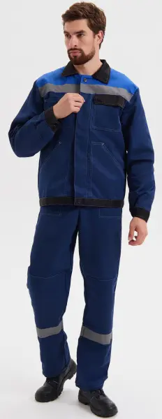 Костюм КОРПУС с ПК (синий/черный/василек)