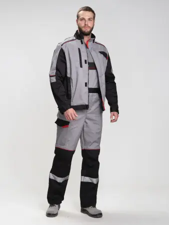 Костюм СЕРВИС IMP с ПК (серый/черный)