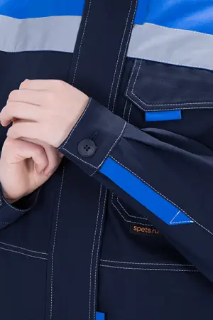 Костюм РАЦИОНАЛИЗАТОР женский с БР (синий/василек)