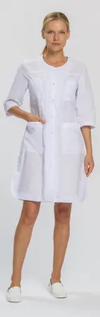 Халат ОРХИДЕЯ женский (белый) женские медицинские