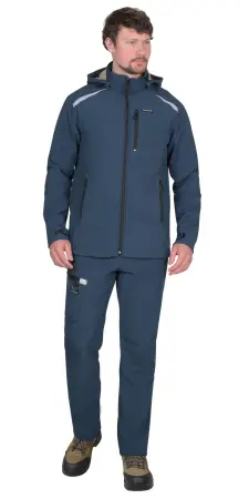 Куртка СИРИУС-СПЕЙС софтшелл (синий)
