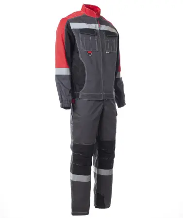 Костюм ФОРМУЛА с СОП с ПК (т.серый/красный/черный)