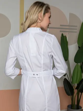 Халат MEDLINE СИМПЛ-001 женский (белый) женские медицинские