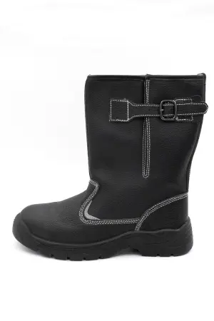 Сапоги АСКЕТ SJ970-W ПУ зимние иск.мех (черный)