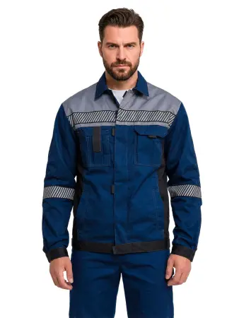 Костюм RONTA KS261 с БР (т.синий/серый/черный)