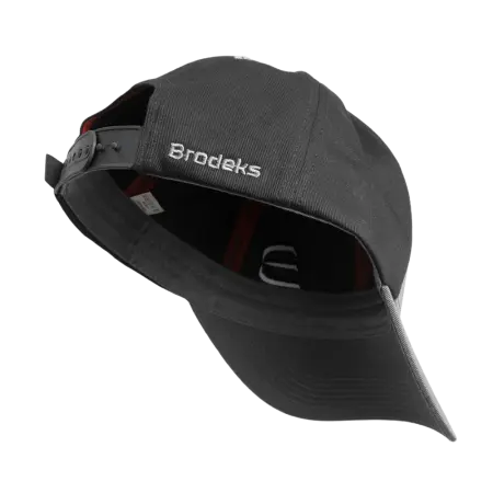 Бейсболка BRODEKS KM130 (серый/черный)