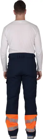 Брюки ACTIVE зимние (синий/оранжевый)