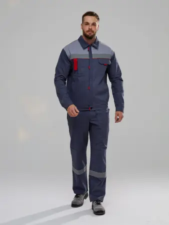 Костюм ФЛОФТ-1 СОП IMP с БР (т.серый/св.серый)