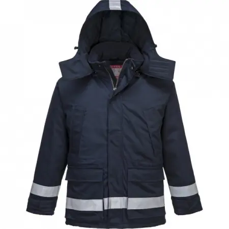 Куртка PORTWEST FR59 зимняя антистатическая огнестойкая (т.синий)