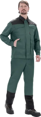 Костюм ТЕХНИК 2 с ПК (т.зеленый/черный)
