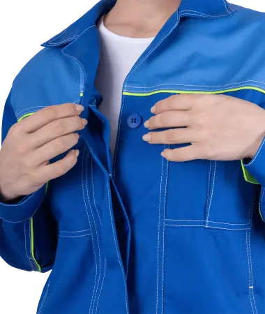 Куртка ТУРБО женская (василёк)