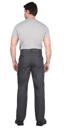 Брюки ХОВАРД (т.серый/черный/лимонный)