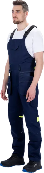 Полукомбинезон ACTIVE FLEX / АКТИВ ФЛЕКС (т.синий/флуоресцентный желтый)