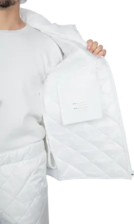 Жилет АПРЕЛЬ зимний (белый)