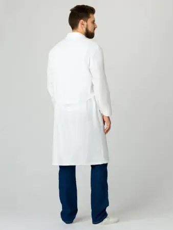 Халат мужской (белый) мужские медицинские