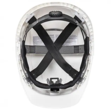 Каска защитная UVEX ФЕОС IES с храповиком (белый)