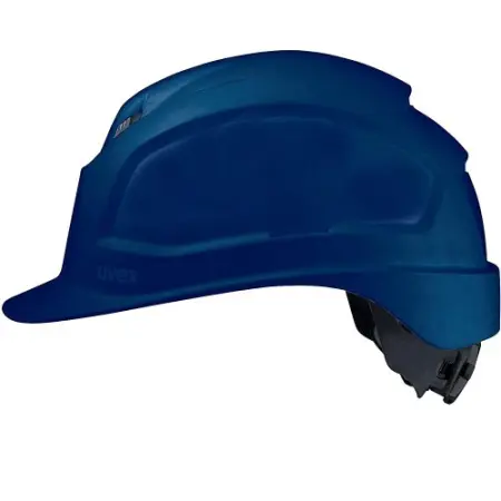 Каска защитная UVEX ФЕОС IES с храповиком (синий)