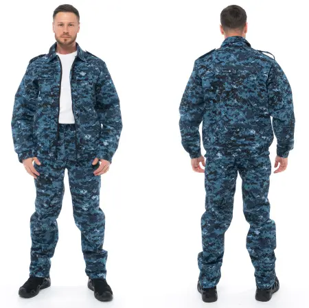 Костюм ОХРАННИК с БР (кмф цифра серый)