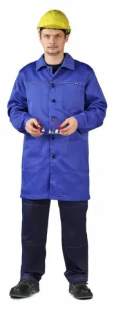 Халат ВАЛЕНТ (васильковый)