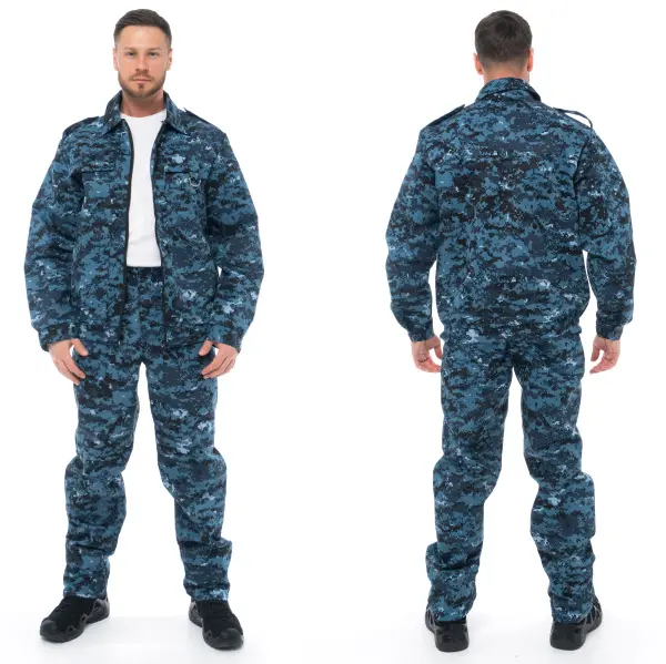 Костюм ОХРАННИК с БР (кмф цифра серый)