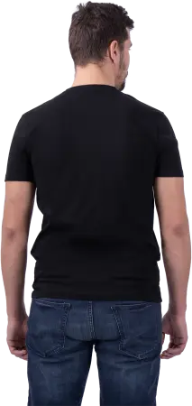 Футболка с лайкрой (черный)