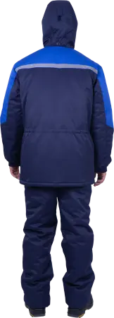 Куртка СПЕЦ зимняя (т.синий/васильковый)