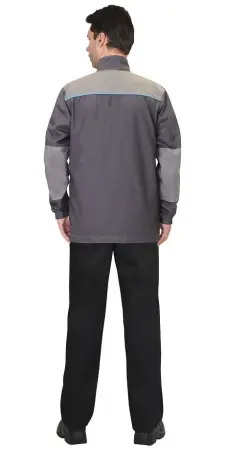 Куртка СИРИУС-ДВИН (т.серый/голубой)