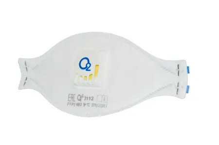 Респиратор полумаска О2 3112 FFP2 NR D трехпанельный с клапаном выдоха